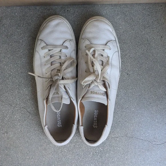 ❤️ Soludos The Ibiza Platform in Oasis White Leather Sneakers size 9 - Picture 6 of 6